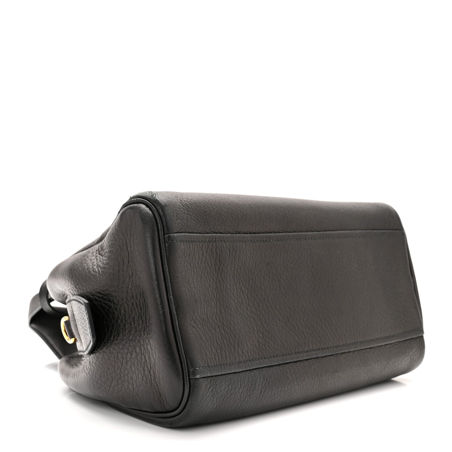 Cervo Deerskin Satchel Black