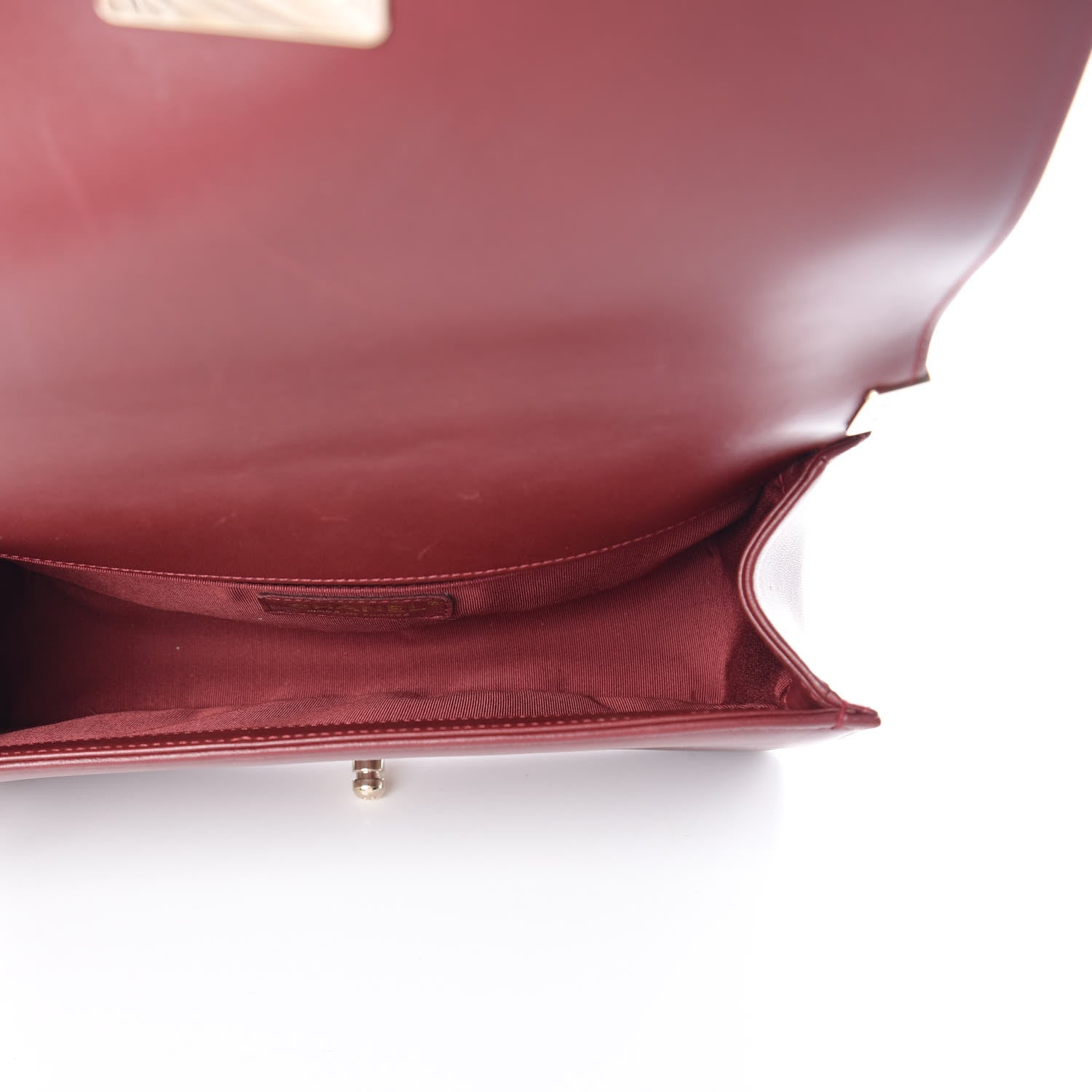 Chanel Lambskin Quilted Medium Boy Flap Burgundy 5 of 13