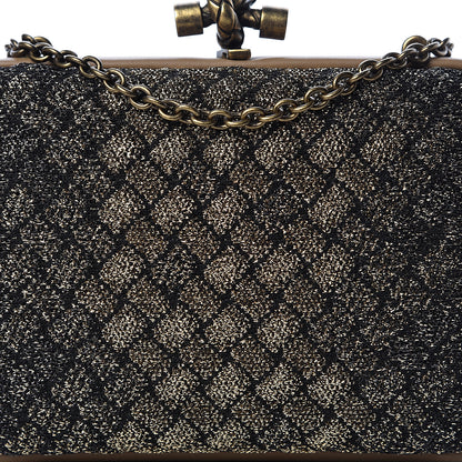 Bottega Veneta Lurex Intrecciato Chain Knot Clutch 7 of 9