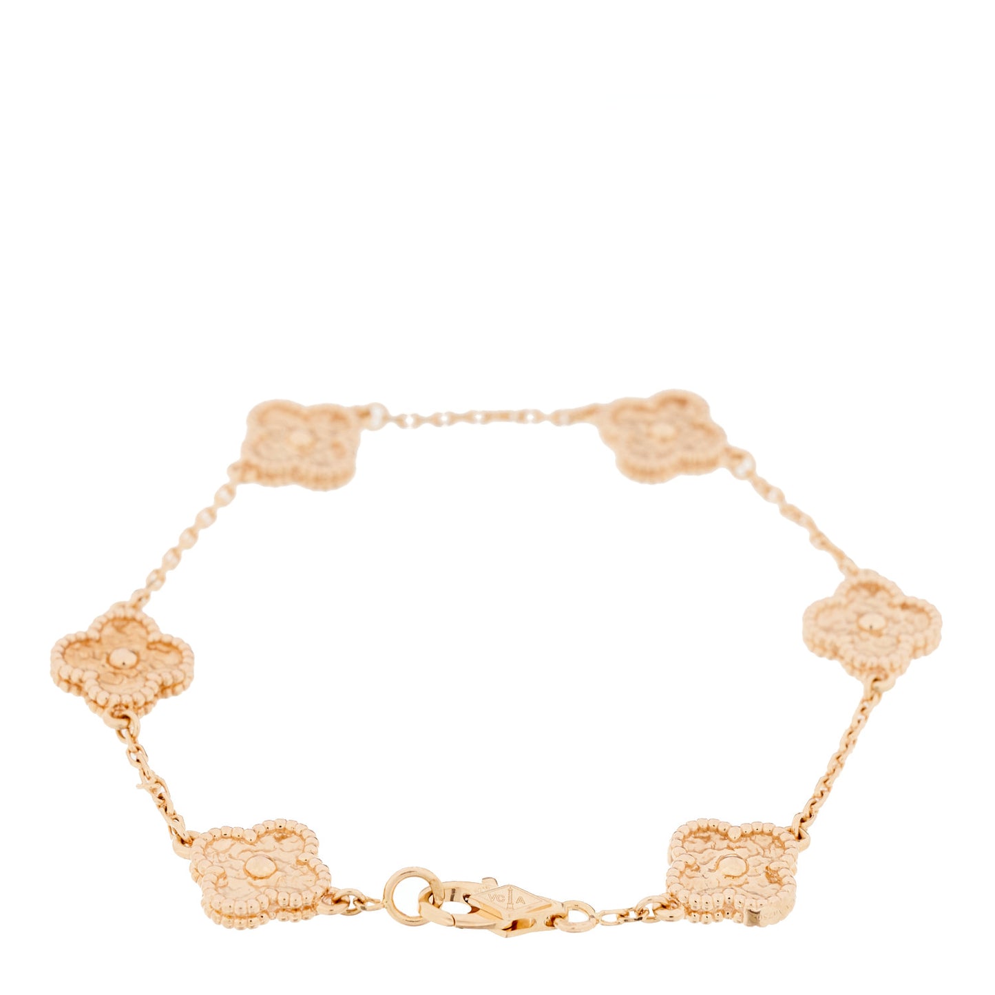 18K Rose Gold 6 Motifs Sweet Alhambra Bracelet
