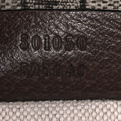 Gucci GG Supreme Monogram Web Small Neo Vintage Double Flap Messenger Bag Beige New Acero 9 of 15