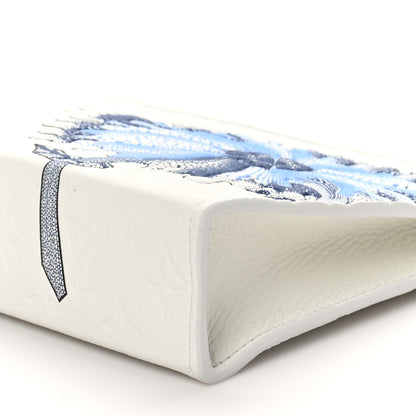 Louis Vuitton LV X YK Taurillon Monogram Psychedelic Flower Pochette Voyage MM White 9 of 9