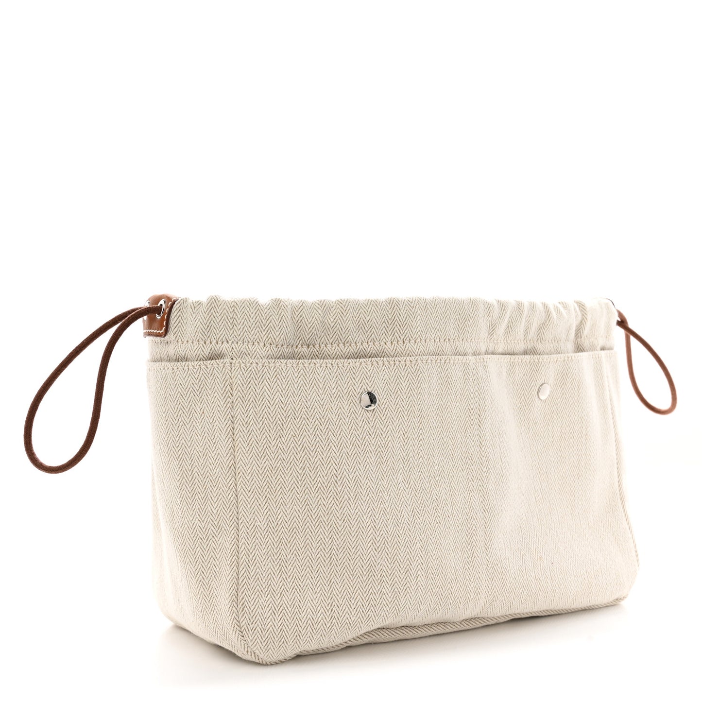 Canvas Barenia Fourbi 25 MM Pouch Naturel Fauve