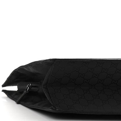 Gucci Nylon Monogram Executive Bag Black 9 of 10