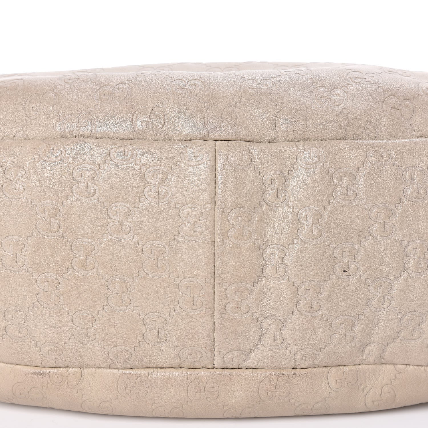Gucci Guccissima Medium Abbey Shoulder Bag Off White 10 of 12
