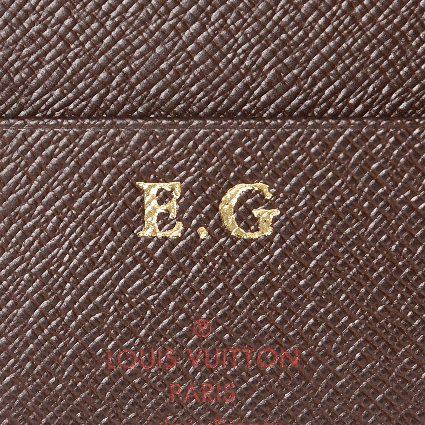Damier Ebene Large Ring Agenda Cover