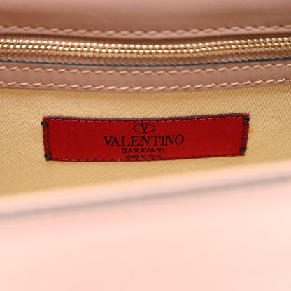 Valentino Garavani Vitello Small Glam Lock Rockstud Flap Poudre 6 of 10
