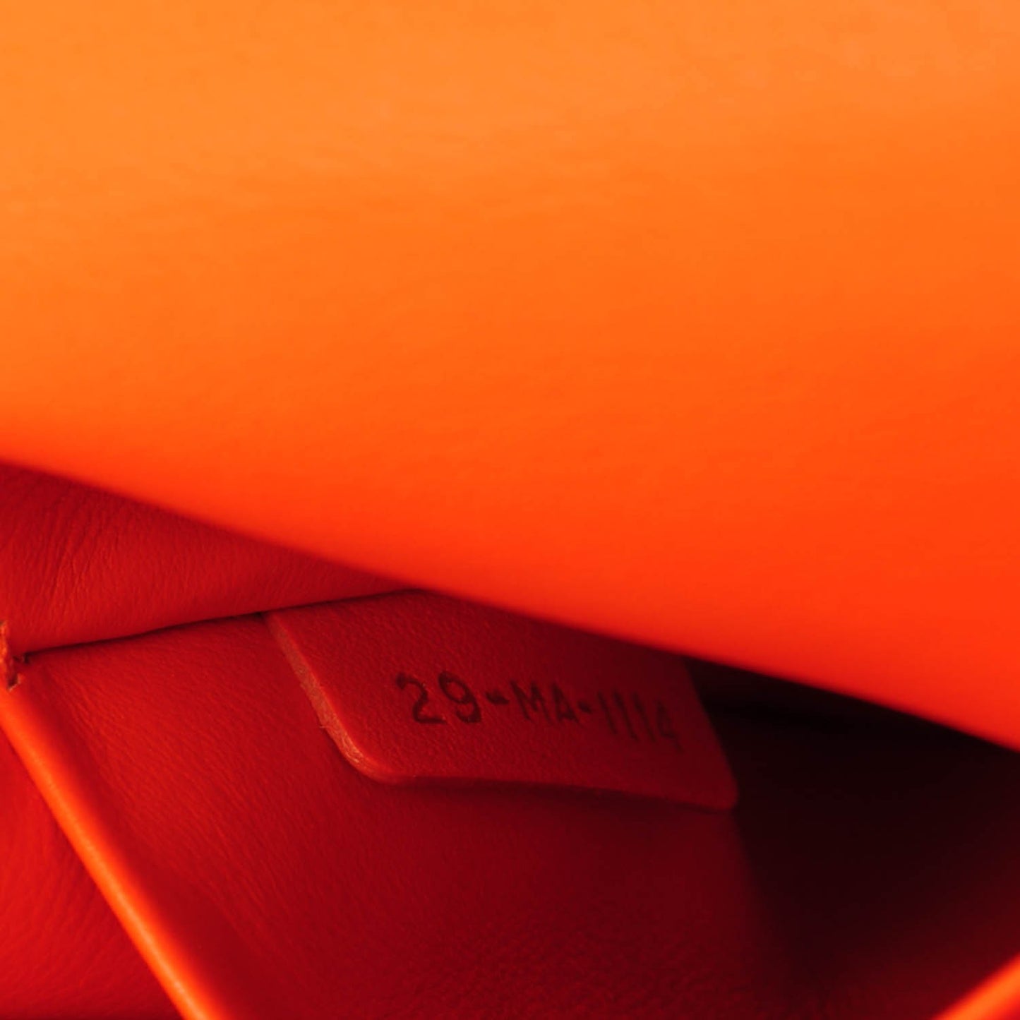 Bullcalf Small Be Dior Flap Fraise Tangerine