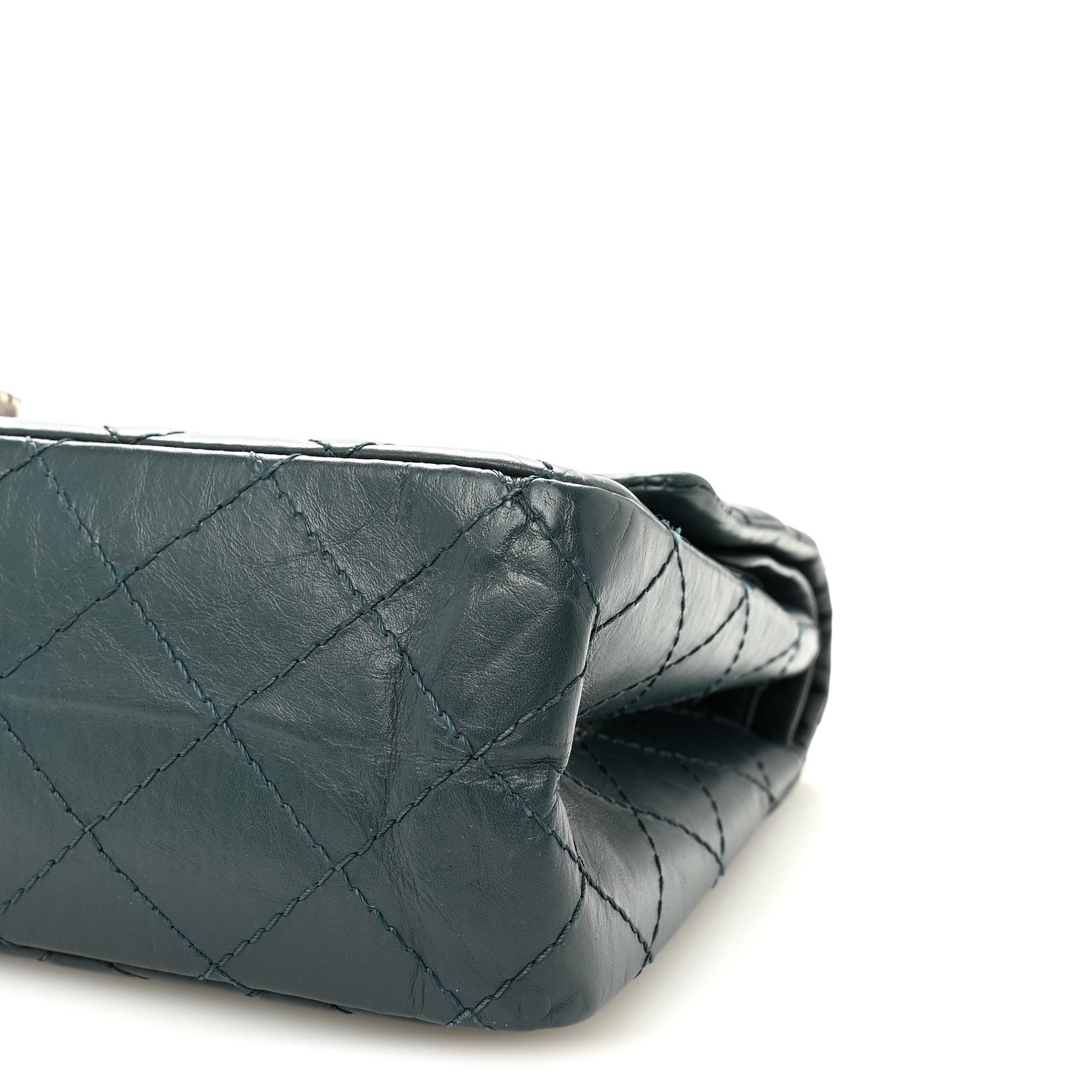 Chanel Aged Calfskin Quilted 2.55 Reissue 226 Flap Green 10 of 10