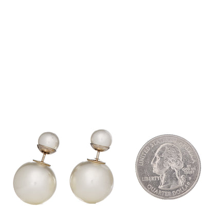 Christian Dior Pearl Mise En Dior Tribal Earrings 2 of 5