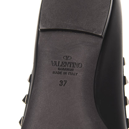 Valentino Garavani Nappa Rockstud Ballerina Flats 37 Black 7 of 9
