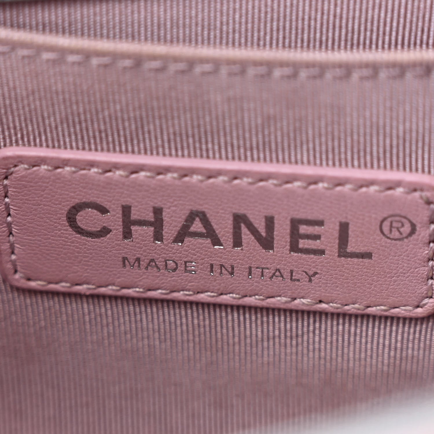 Chanel Iridescent Patent Calfskin PVC Quilted Small Boy Flap Light Purple 6 of 14