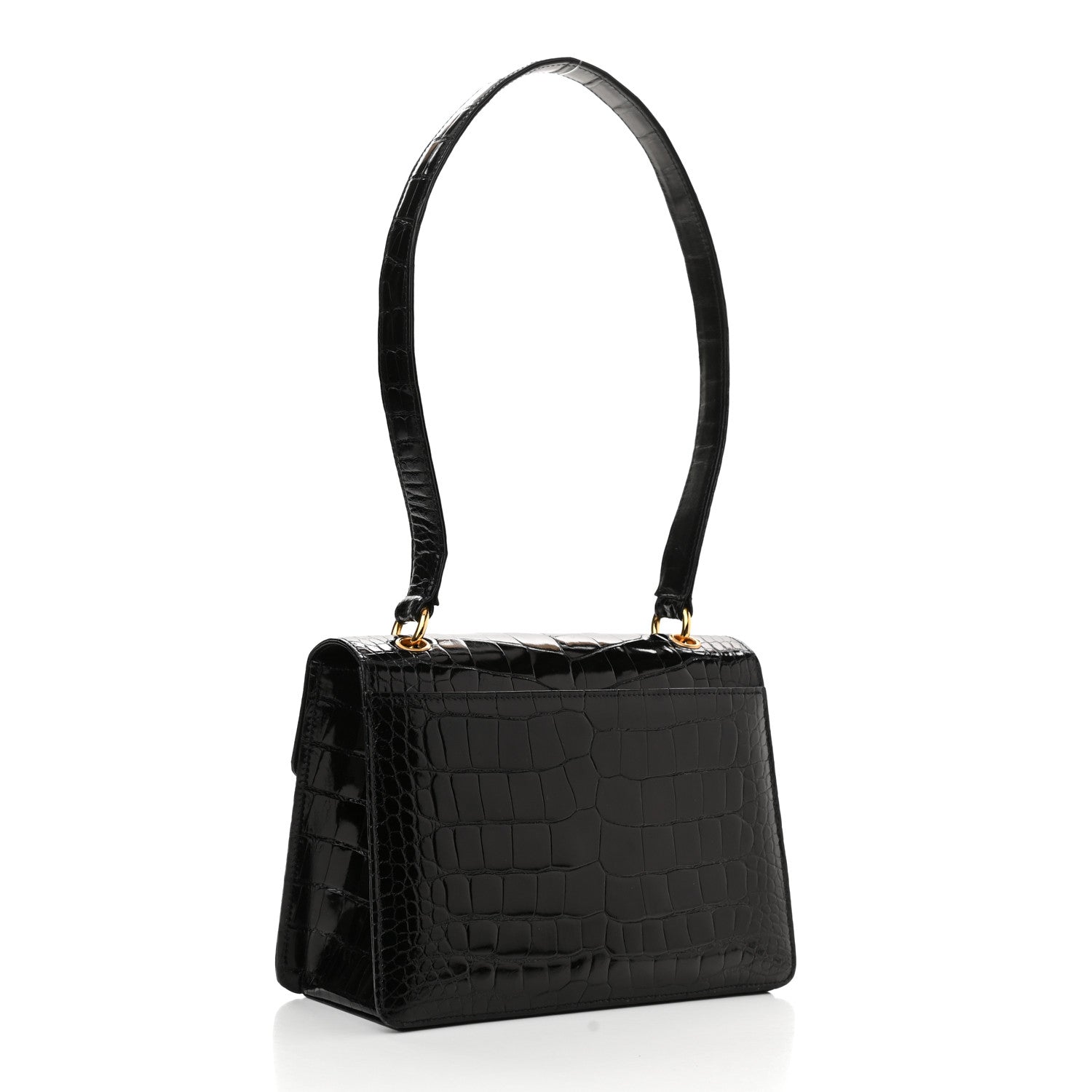 Chanel Alligator Small Single Flap Black 3 of 12