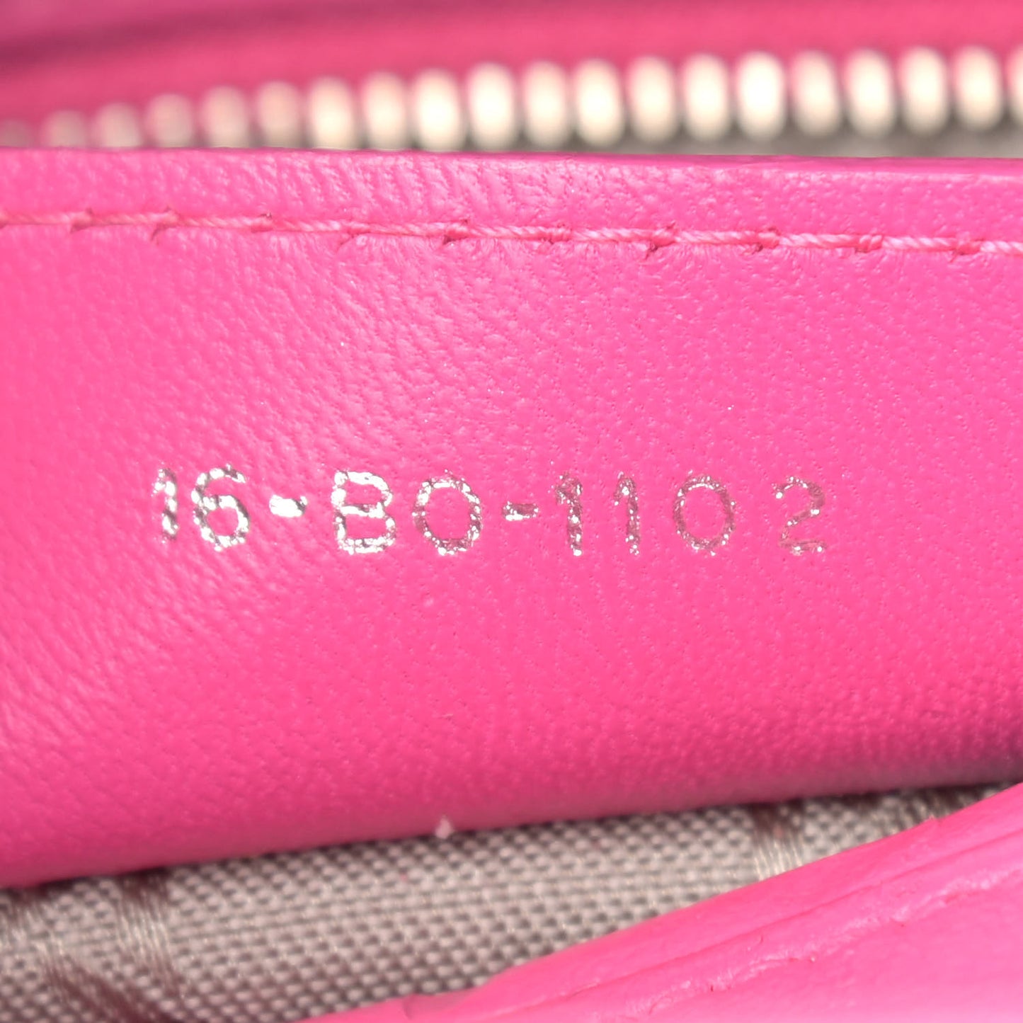 Lambskin Cannage Medium Lady Dior Pink