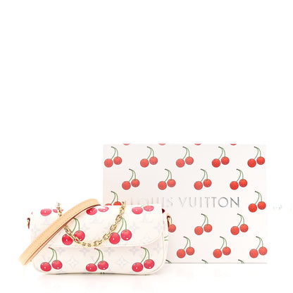 Louis Vuitton LV X TM Monogram Cerises Ivy Wallet On Chain White 10 of 10