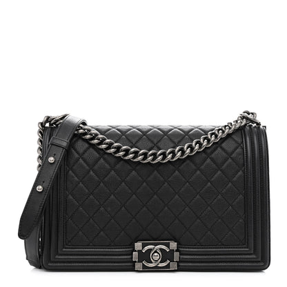 Chanel Calfskin Quilted New Medium Boy Flap Black 1 of 10