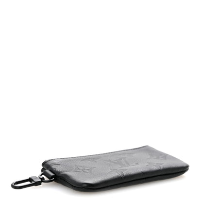 Louis Vuitton Calfskin Monogram Shadow Key Pouch Black 4 of 6