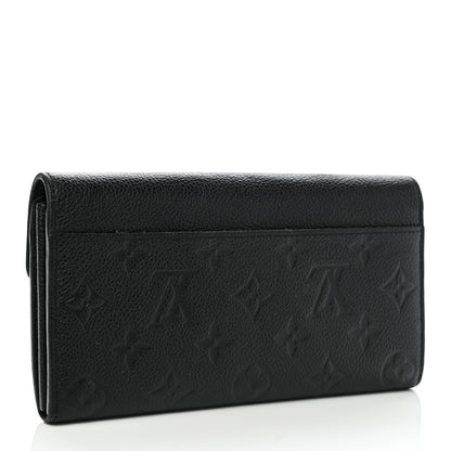 Louis Vuitton Empreinte Sarah Wallet NM Black 3 of 13