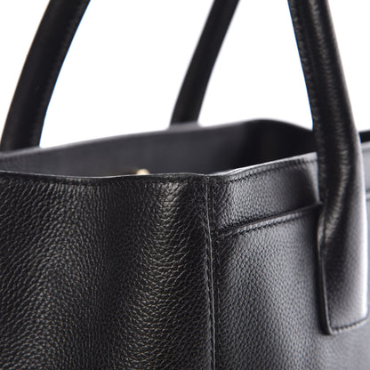 Chanel Calfskin Small Cerf Executive Shopper Tote Black 11 of 14