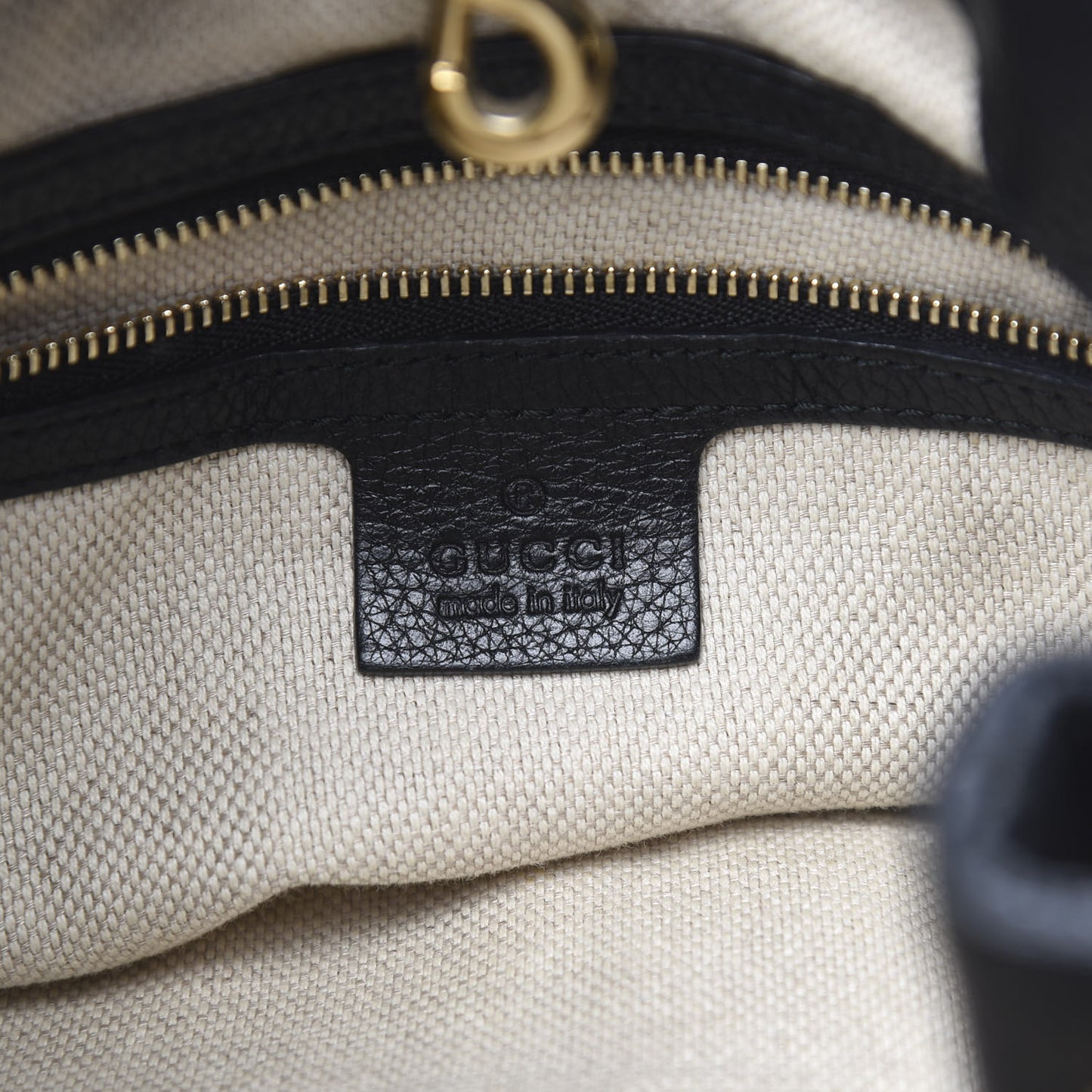 Pebbled Calfskin Medium Soho Chain Shoulder Bag Black