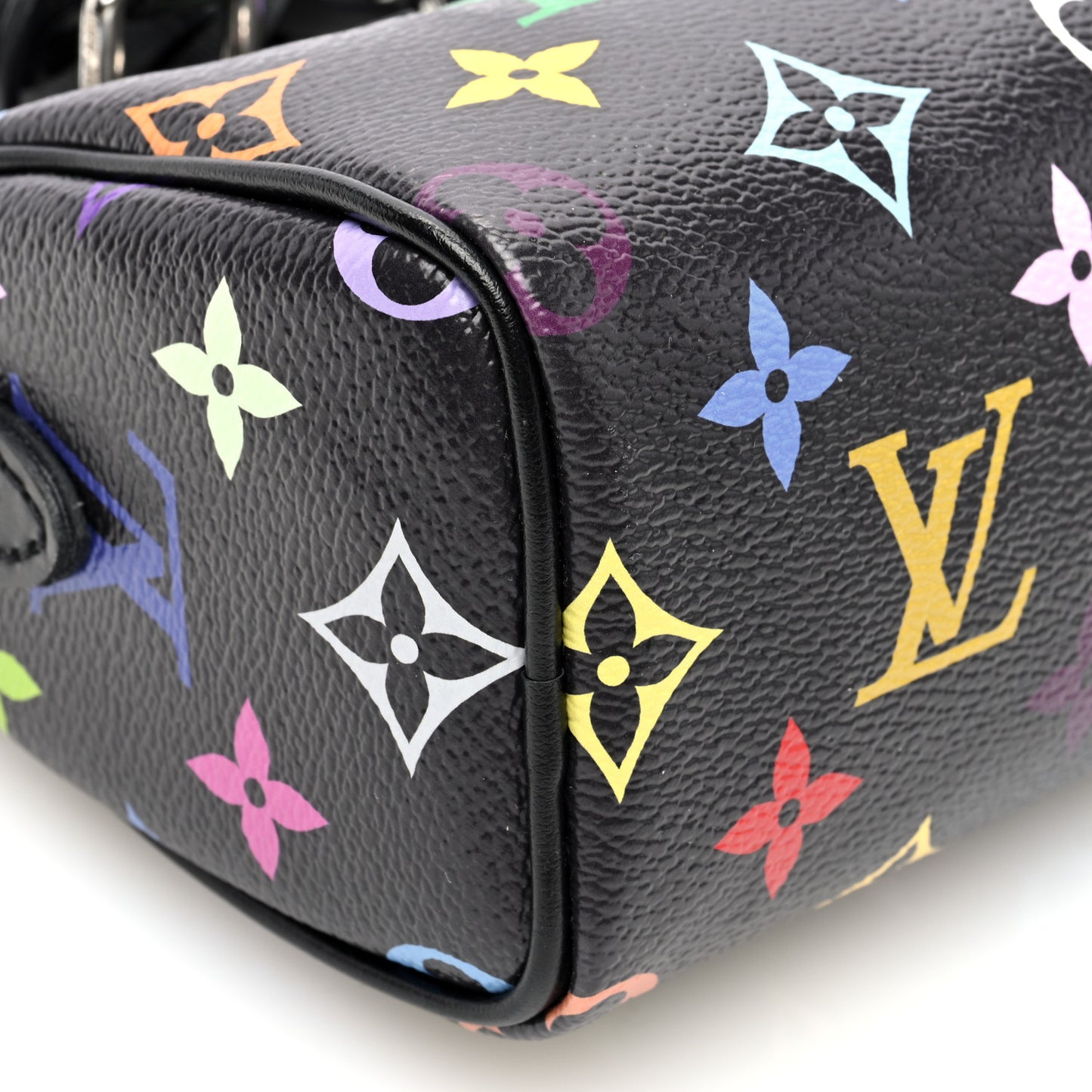 LV X TM Monogram Multicolor Nano Speedy Black