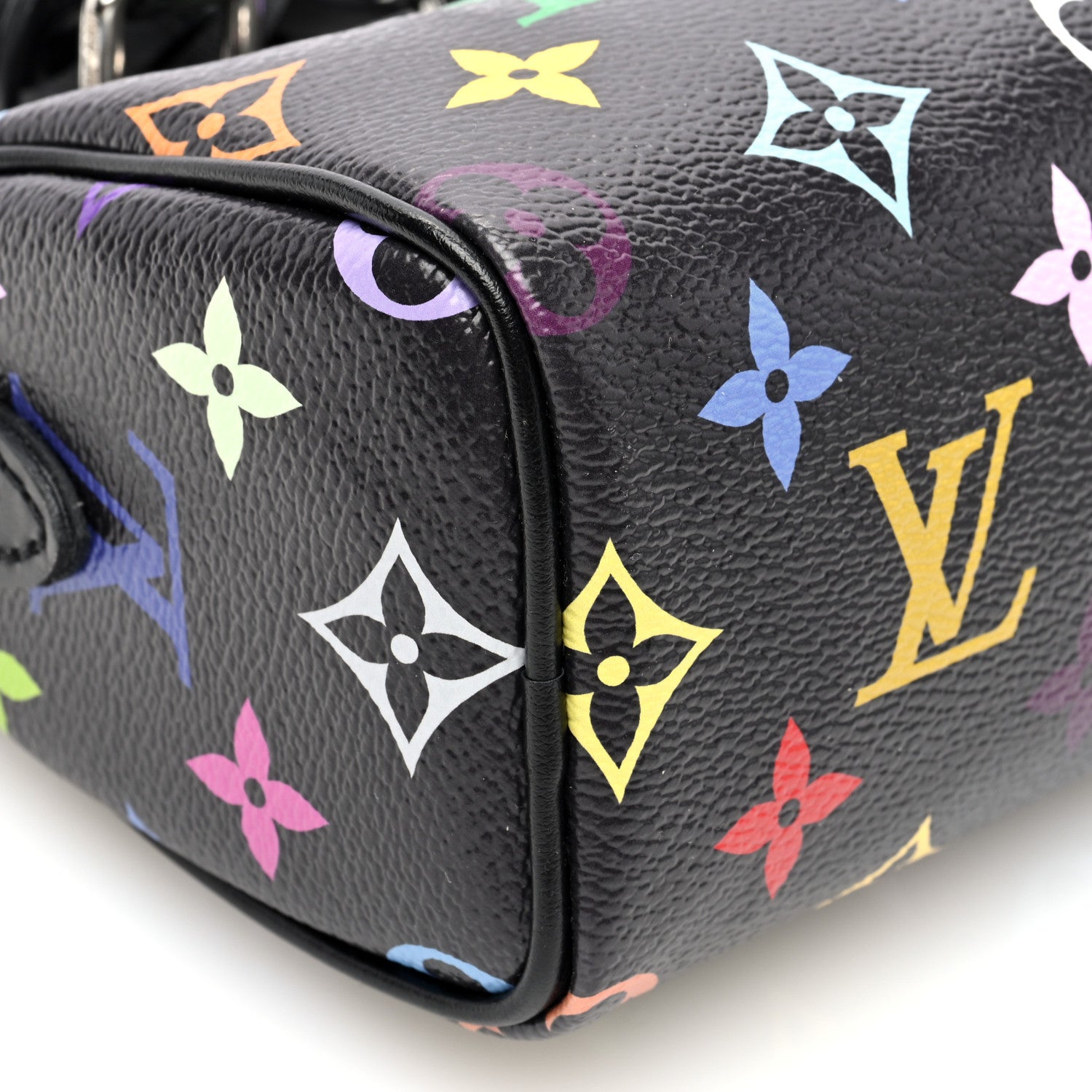 Louis Vuitton LV X TM Monogram Multicolor Nano Speedy Black 8 of 9