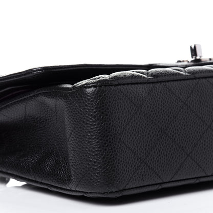 Chanel Caviar Quilted Medium Double Flap Black 8 of 12