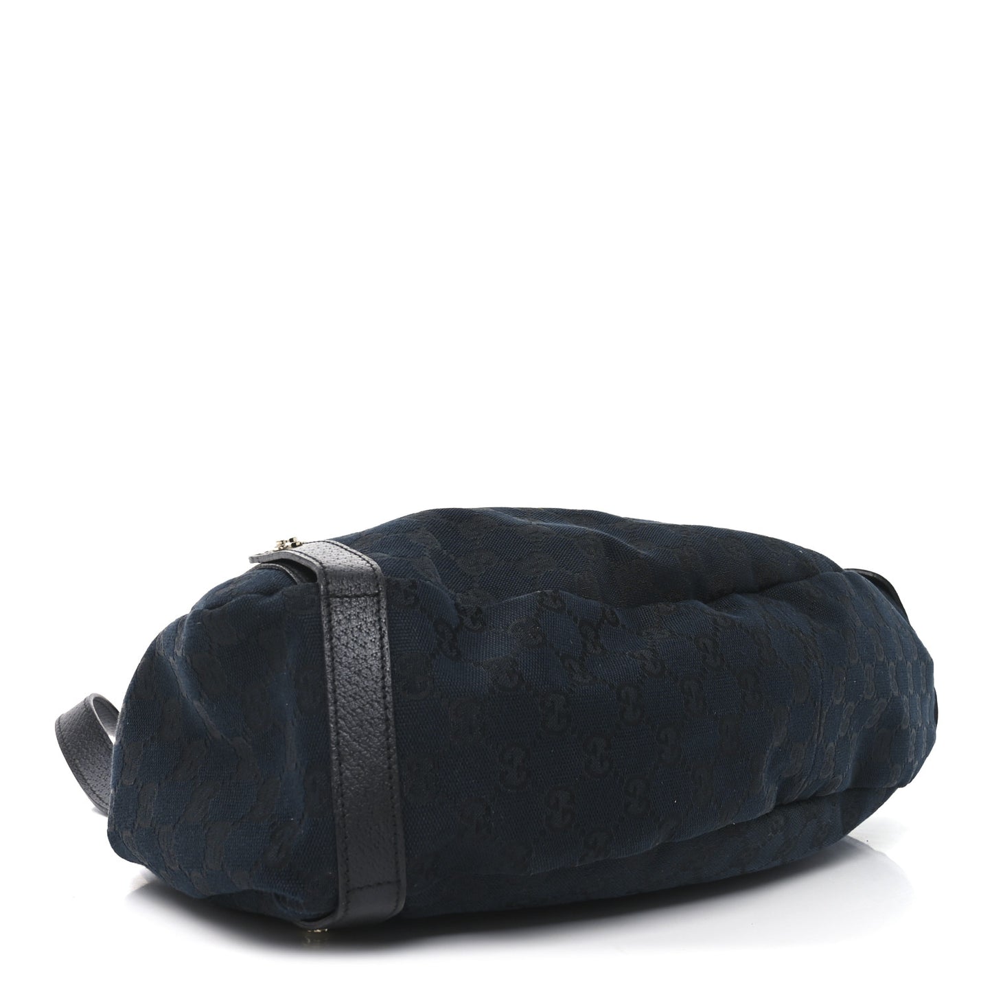 Monogram Medium Abbey Shoulder Bag Black
