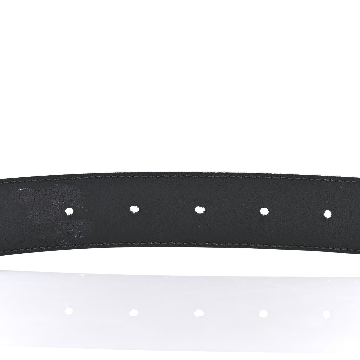 Gucci Calfskin Double G 30mm Belt 80 32 Black 4 of 6