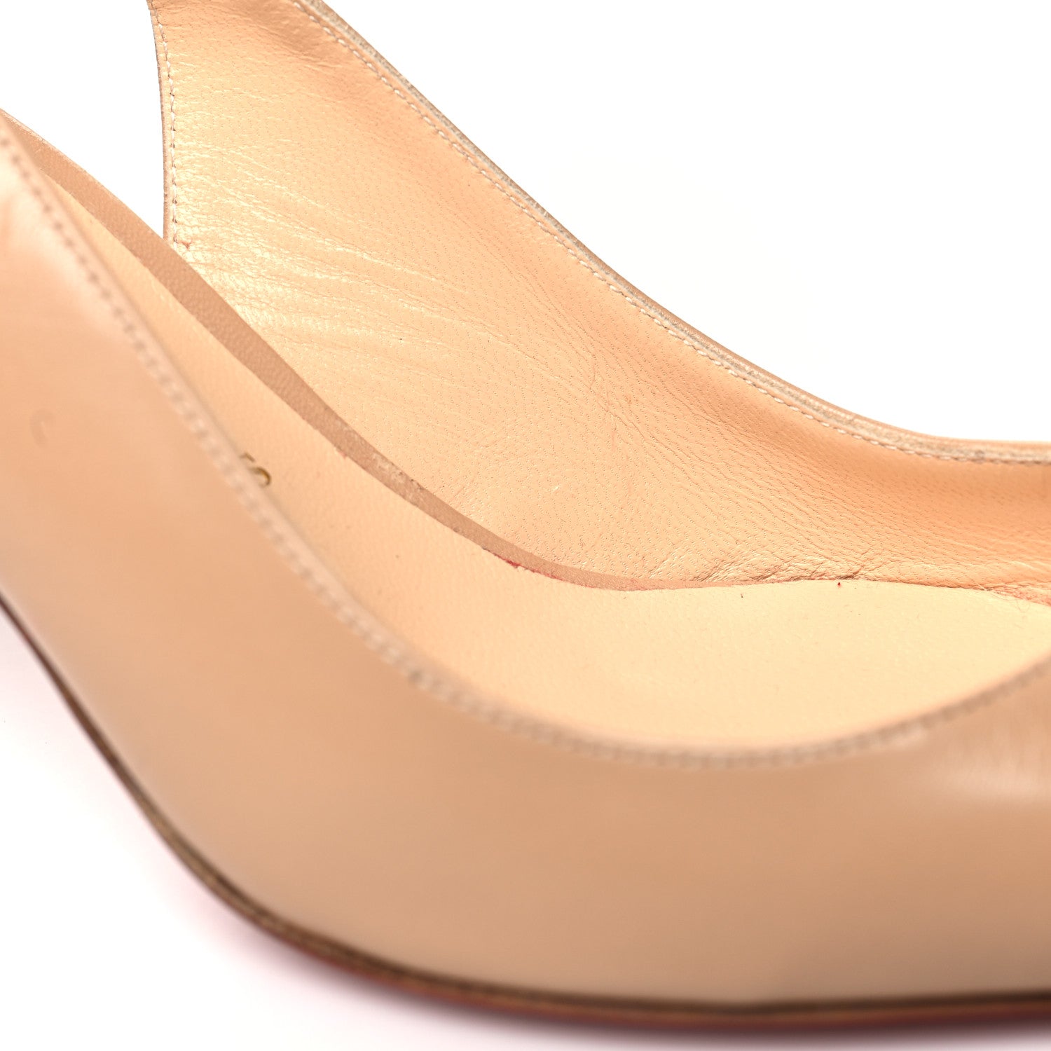Christian Louboutin Nappa Mascara 70 Pumps 37.5 Nude 8 of 9