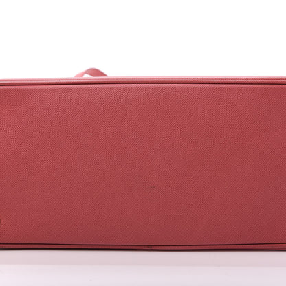 Prada Saffiano Small Galleria Double Zip Tote Fuxia 14 of 14