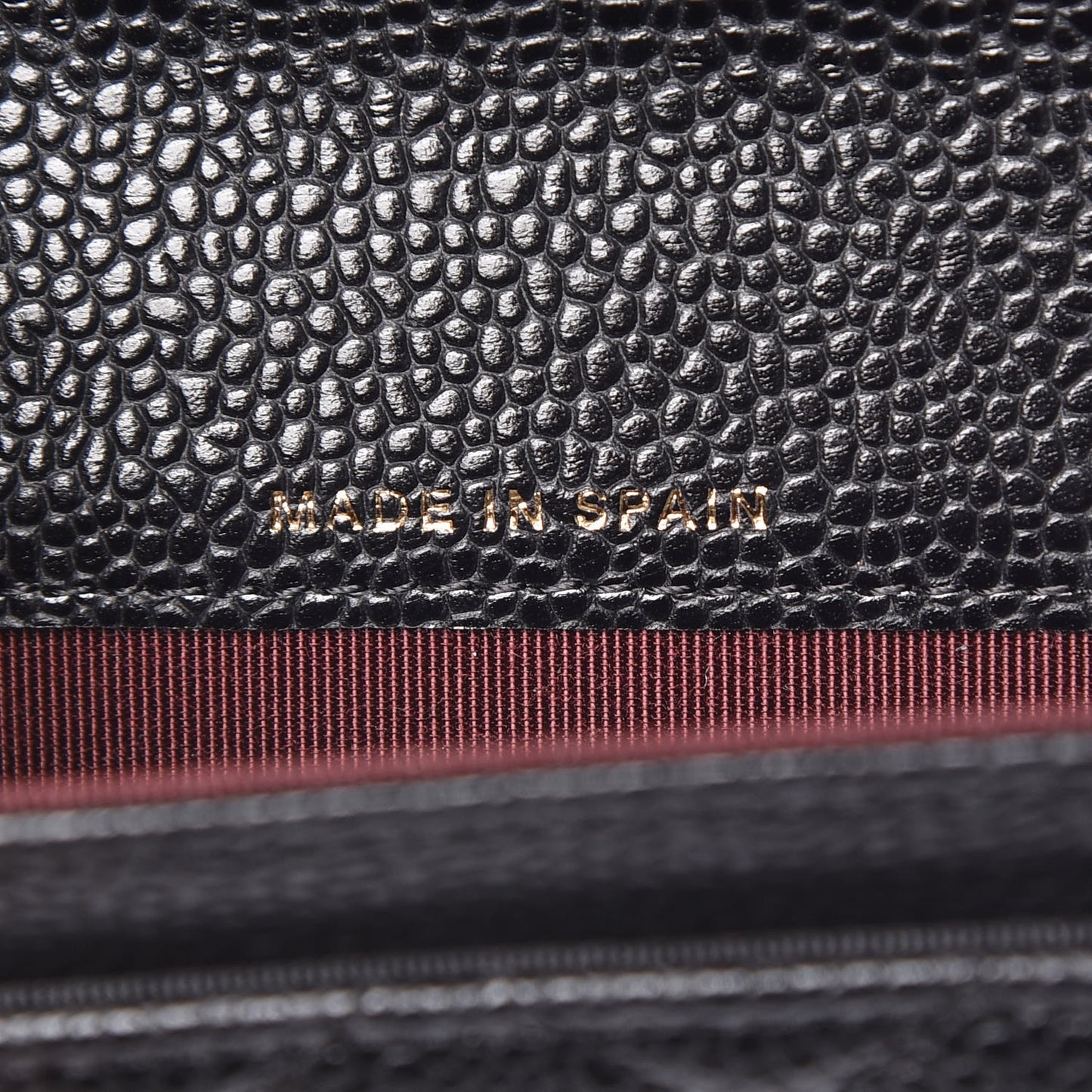 Caviar Quilted Flap Card Holder Black