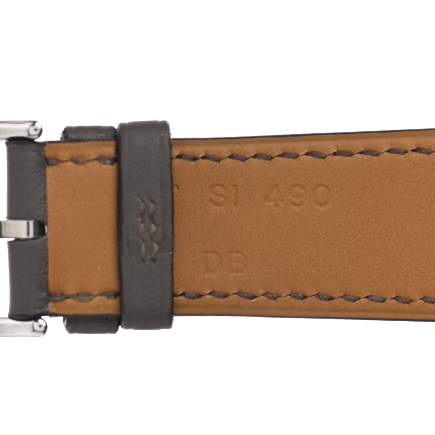 Hermes Swift 38mm Apple Watch Double Tour Band Etoupe 3 of 5