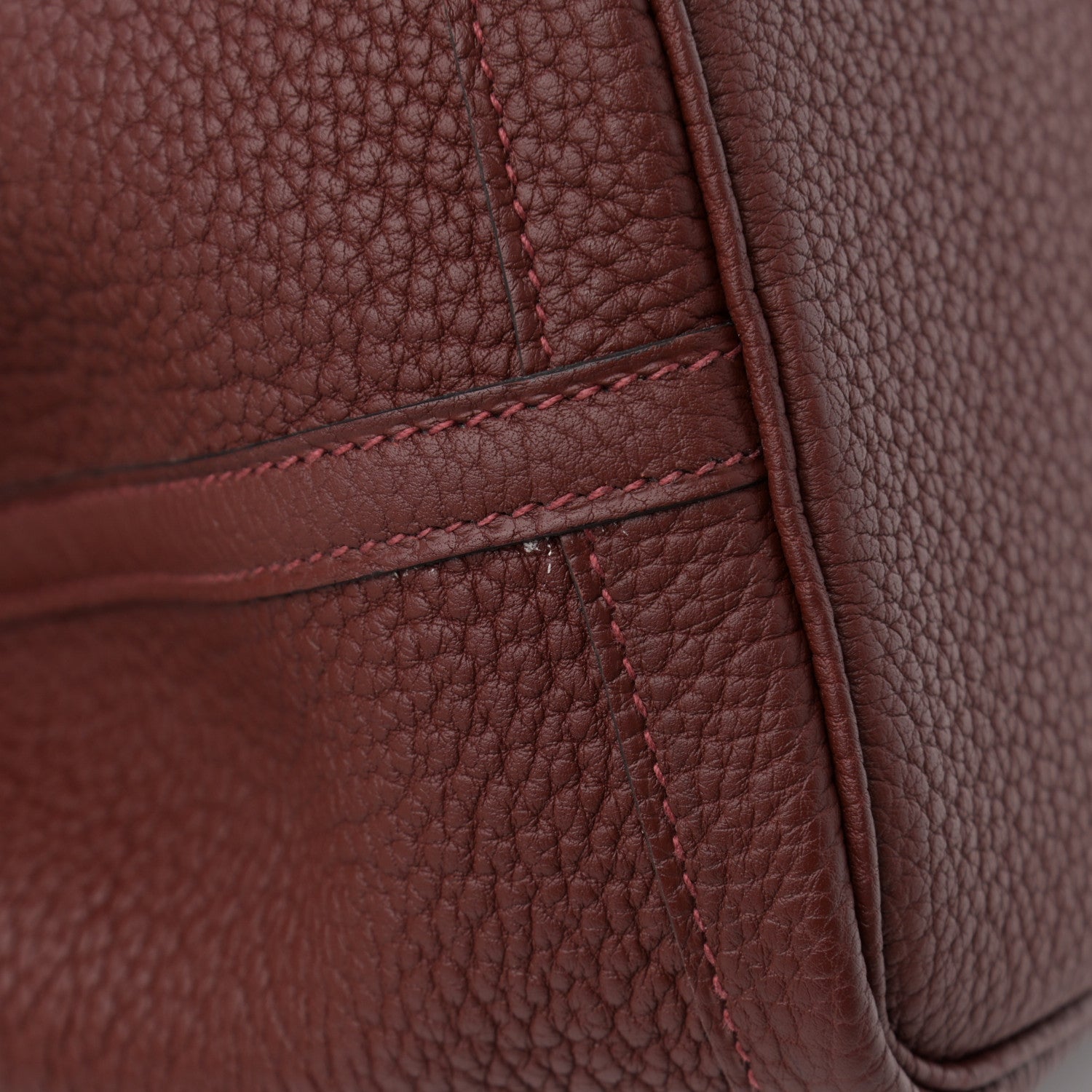 Hermes Vache Country Garden Party 30 TPM Rouge H 12 of 14
