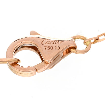 Cartier 18K Pink Gold Pink Sapphire Logo De Cartier Bracelet 3 of 4