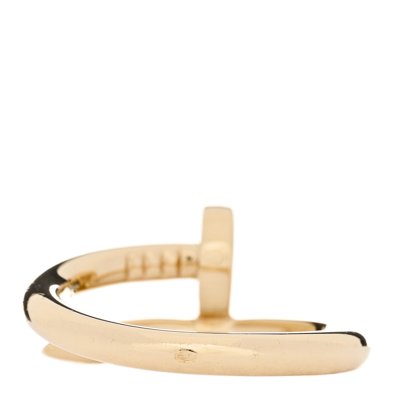 Cartier 18K Yellow Gold Juste Un Clou Ring 53 6.25 3 of 5