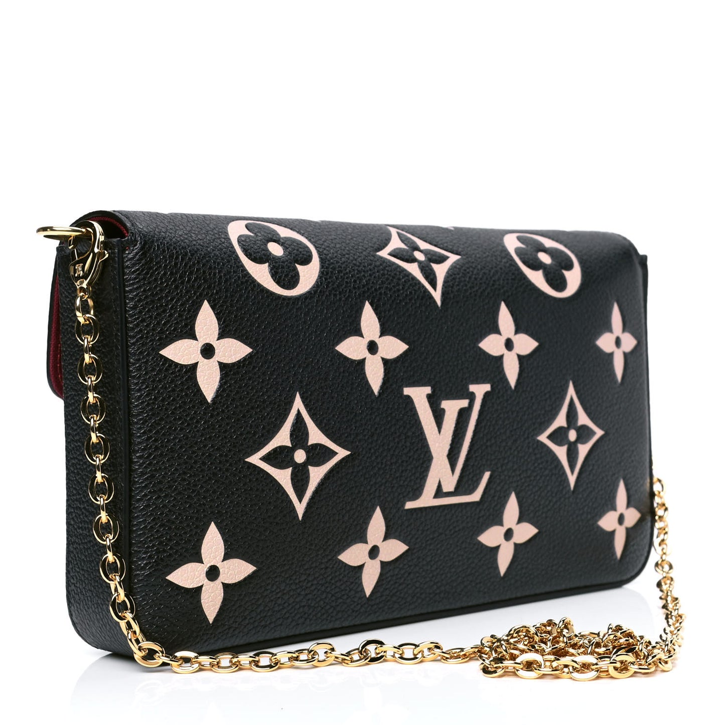Empreinte Monogram Giant Felicie Pochette Black Beige