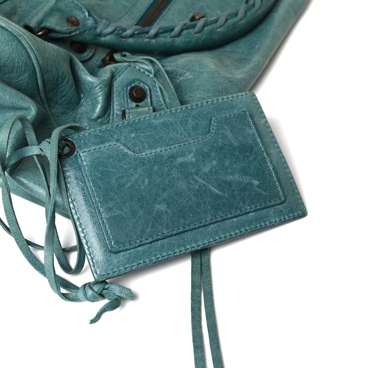 Chevre Classic Hardware Twiggy Aquamarine