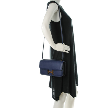 Hermes Epsom Constance Elan 25 Bleu Saphir 2 of 9
