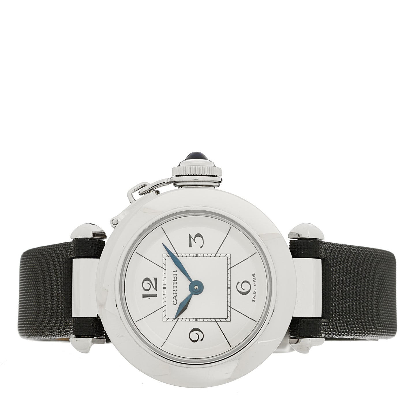 Stainless Steel Fabric 27mm Miss Pasha Quartz Watch