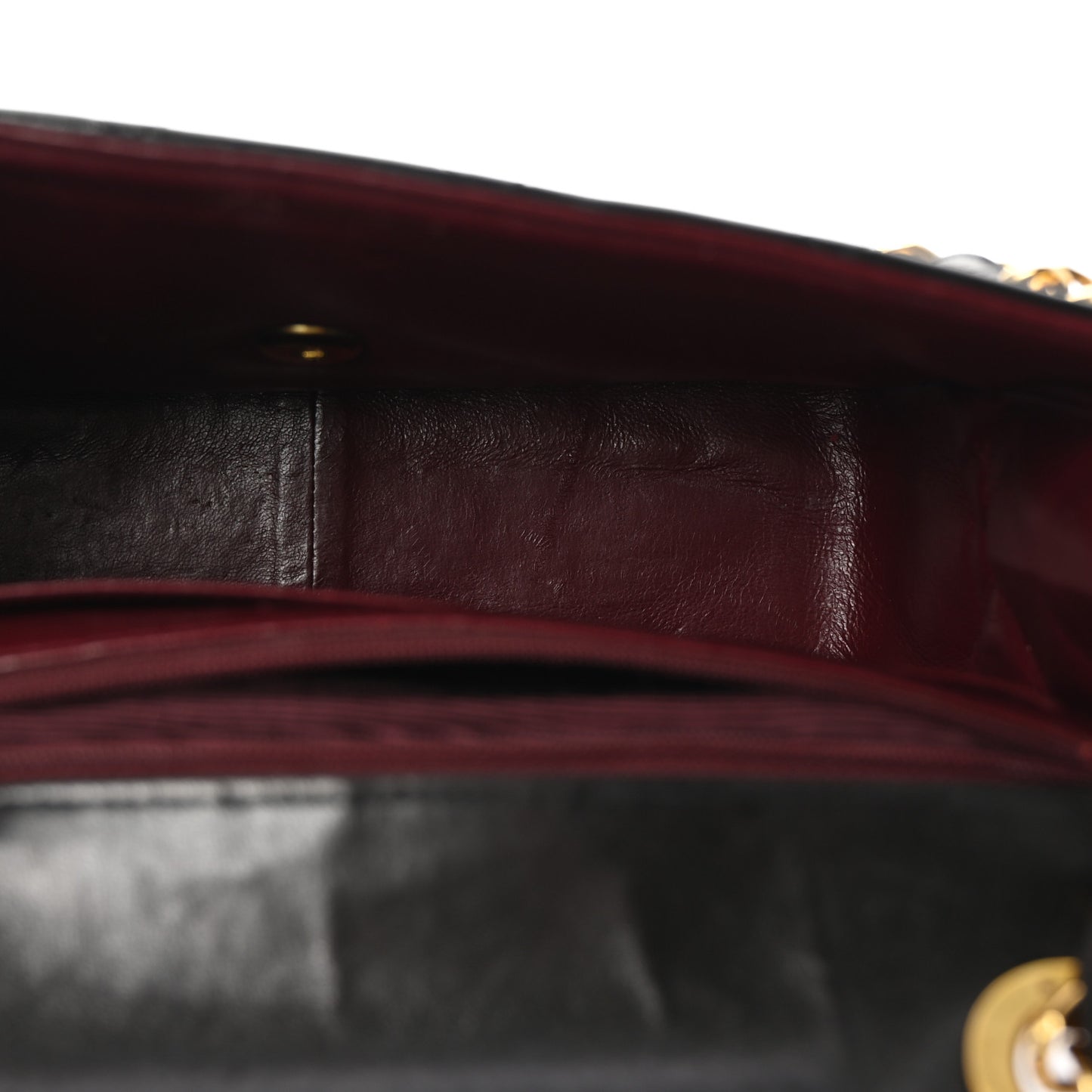 Lambskin Quilted Medium Square Flap Bag Black