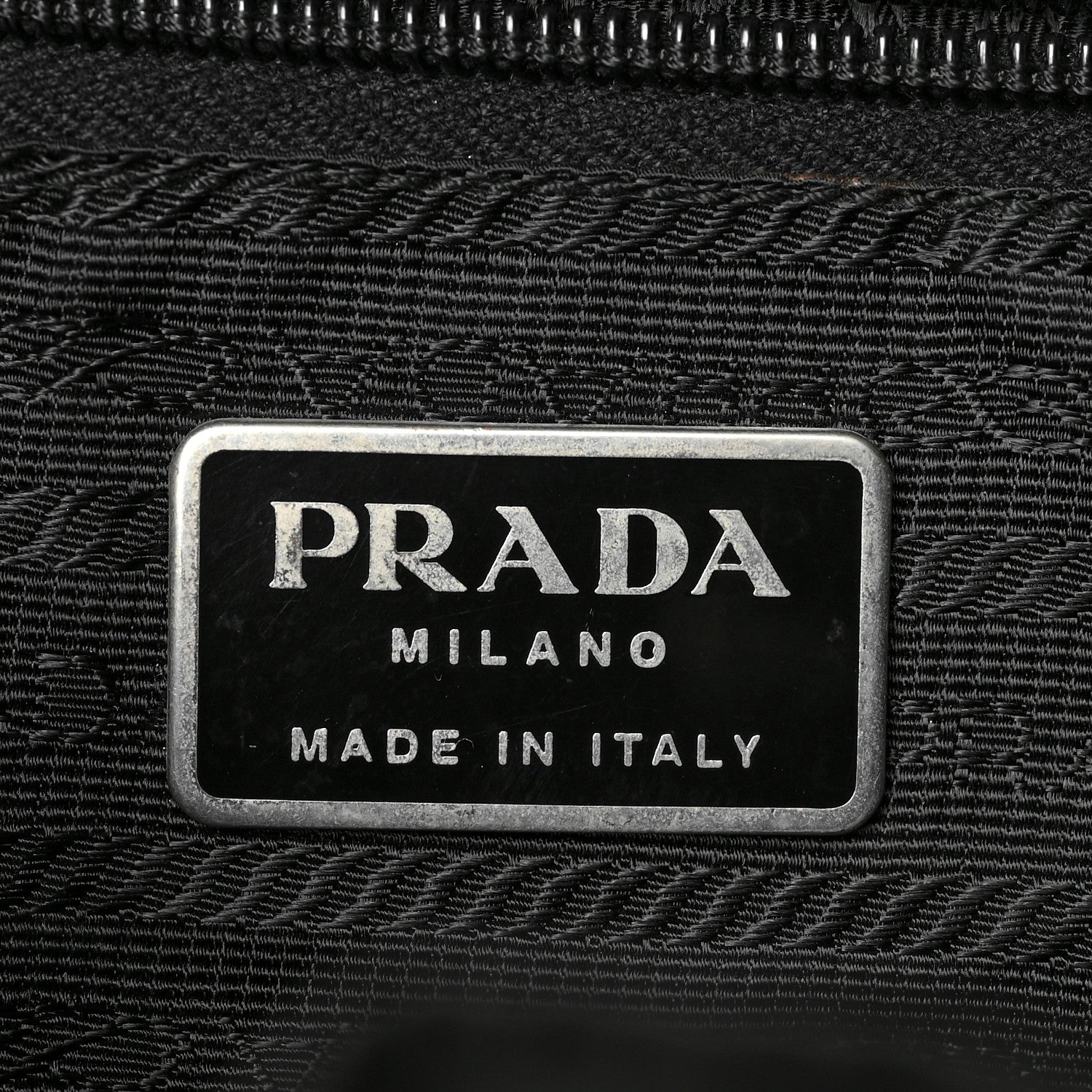 Prada Nylon Vela Medium Backpack Black 6 of 8