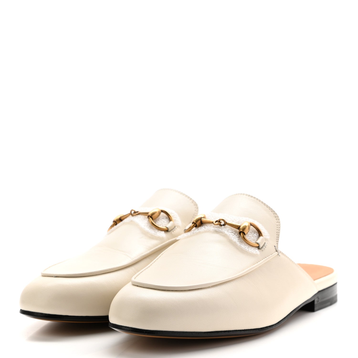 Gucci Malaga Kid Womens Princetown Slippers 37 Mystic White 3 of 10
