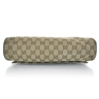 Gucci Monogram Small Flap Messenger Bag Beige Dark Brown 5 of 12