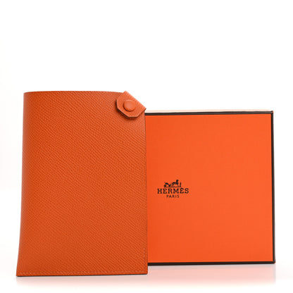 Hermes Epsom Tarmac PM Passport Holder Orange 6 of 6