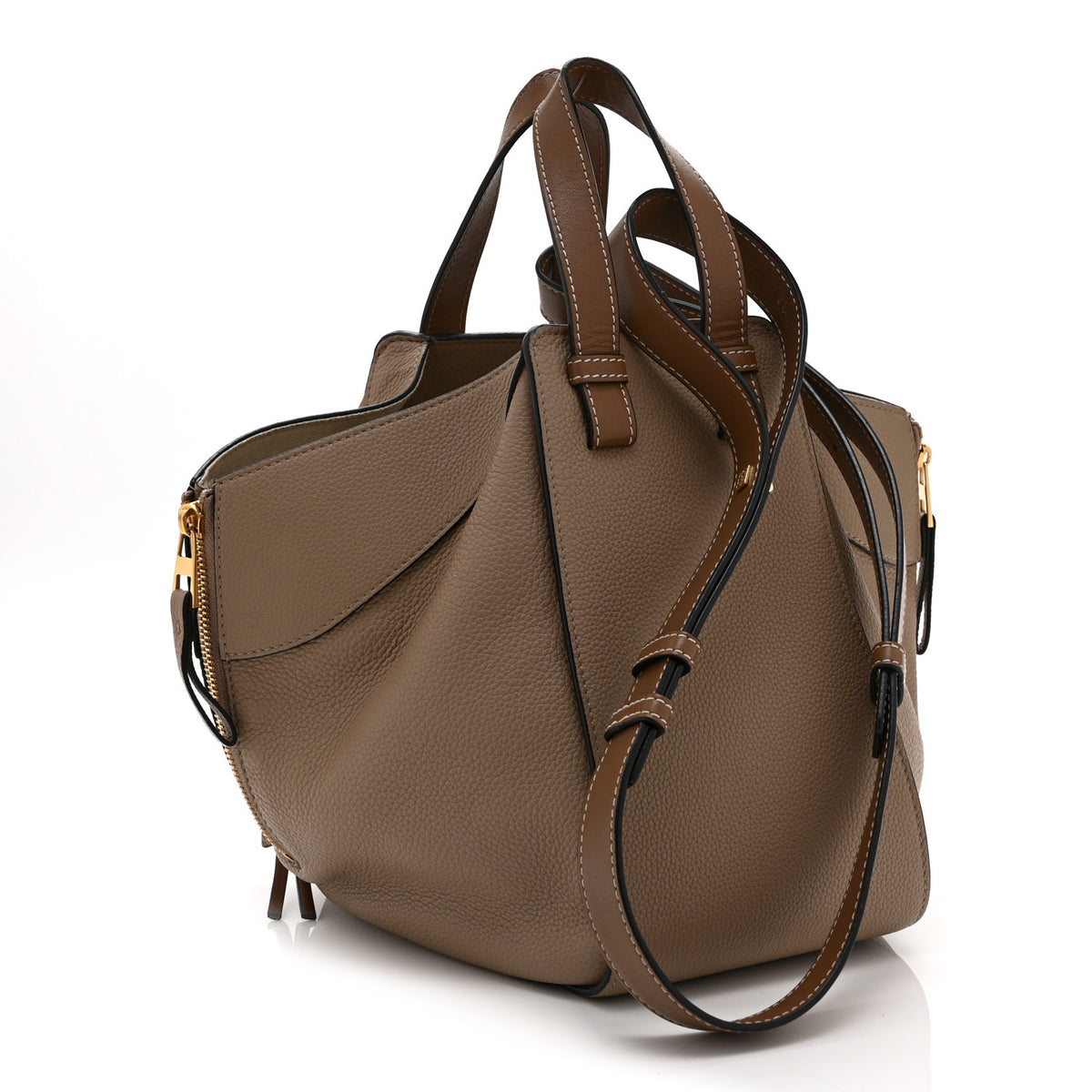 Loewe Calfskin Small Hammock Shoulder Bag Sand Mink 3 of 10