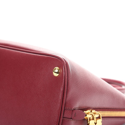 Prada Saffiano Lux Large Promenade Tote Cherry 12 of 13