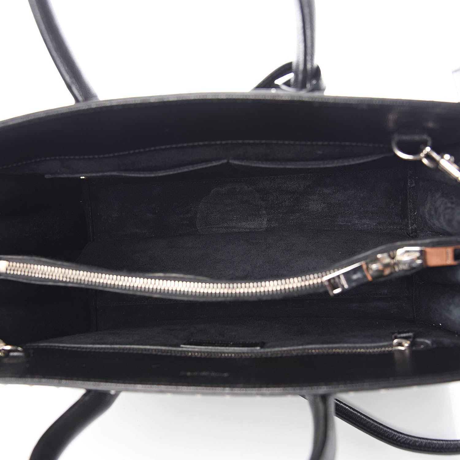 Saint Laurent Grain De Poudre Studded Small Sac De Jour Black 5 of 15