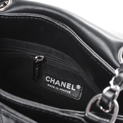 Chanel Shiny Lambskin Quilted Mini Trianon Messenger Flap Black 5 of 6