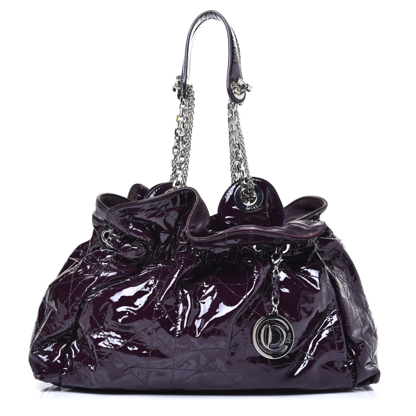 Patent Cannage Medium Le Trente Tote Purple